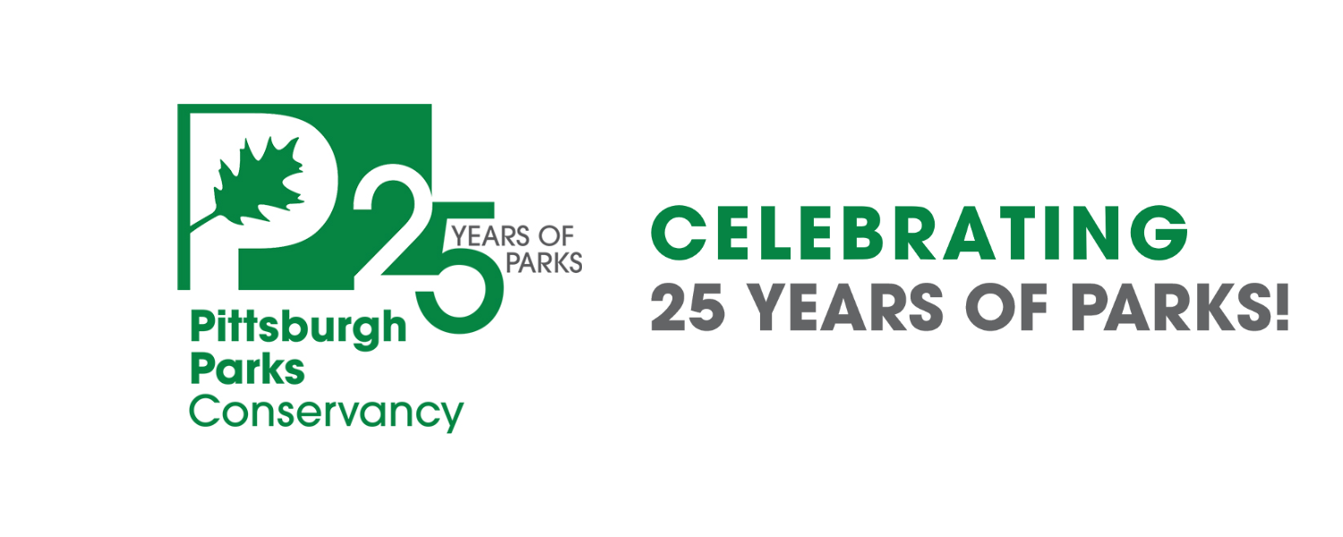 Pittsburgh Parks Conservancy 25 Years of Parks logo