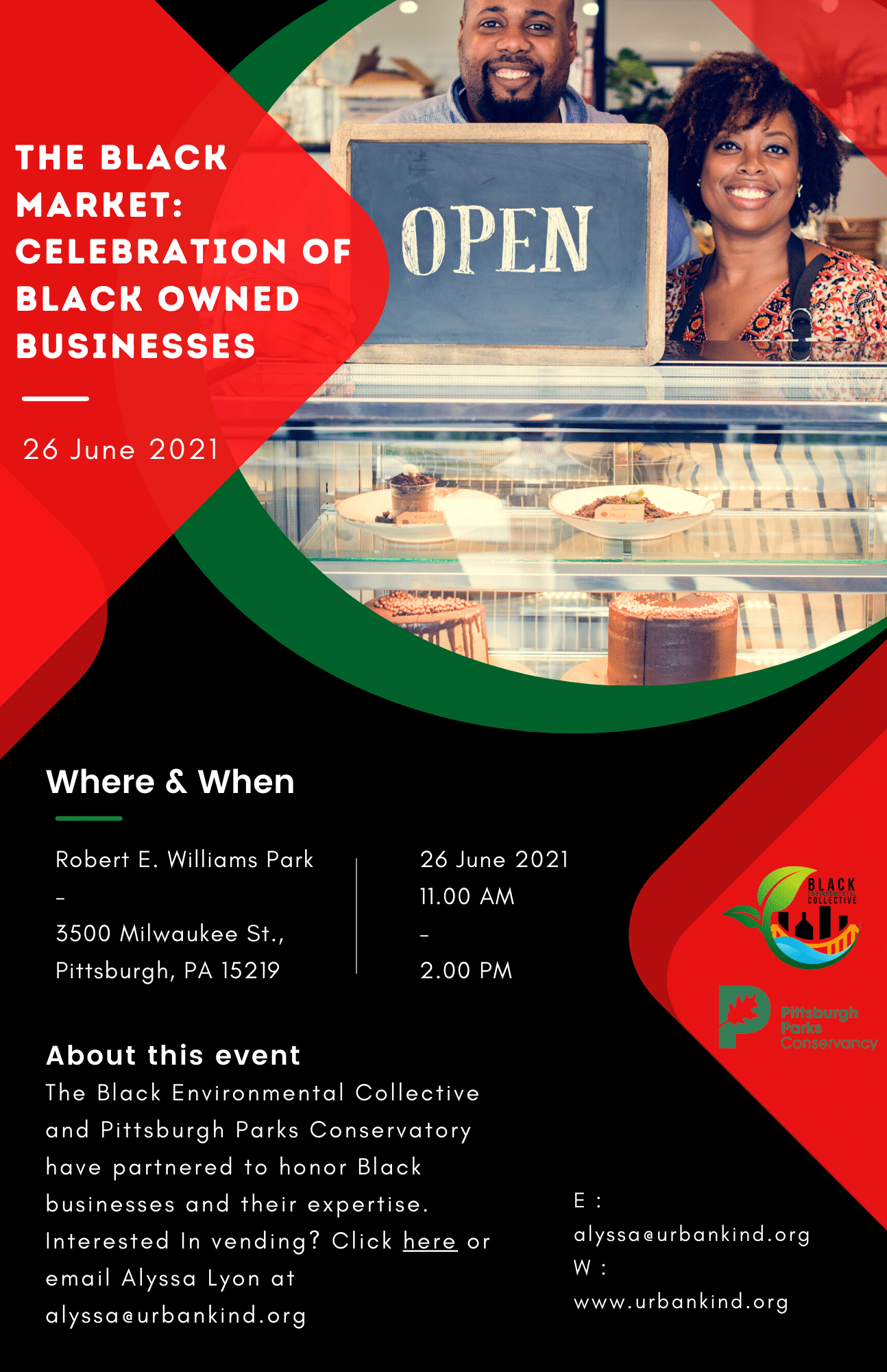 Celebration of Black Owned Businesses graphic