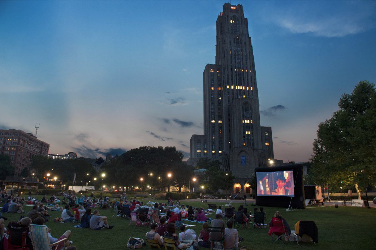 Movie night in the park