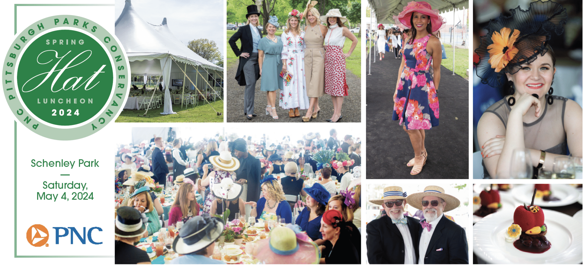 2024 Hat Luncheon Header Pittsburgh Parks Conservancy